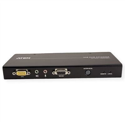 Predĺženie KVM cez TP do 200m, VGA, USB, RS-232, Dual Remote (lokálne ovládanie/monitor)