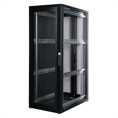 19" Rack na podlahu 36U, 1705x600x1000mm (HxWxD), PRO, čierny