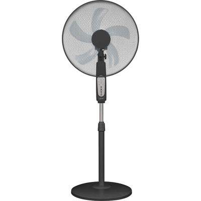 Ventilátor stojanový, Ø35 cm, Smart Home, 50W, časovač, ovládanie cez WiFi, čierny