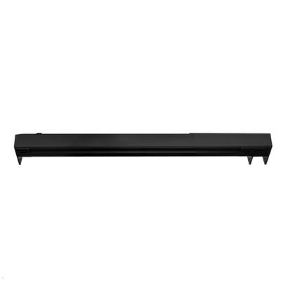 CASIA2 4xUTE 230V, 2m kábel 1.5mm², vidlica CEE7/7, Hliník, čierna