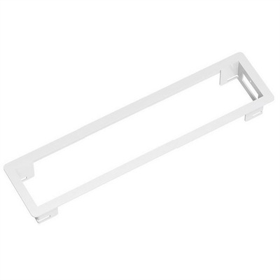Power Frame rámik 6 pozície, 369x73x36mm, oceľ, biely