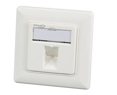 BOX pod omietku pre 1x Keystone, RAL9010, biely, INFRALAN