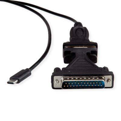 Redukcia z USB 3.1 Typ C na RS232, 9pin, 1.8m + adapdér na 25Pin M