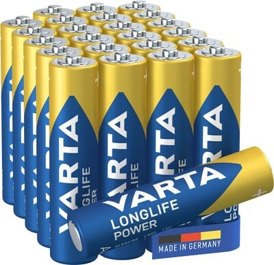 Baterka VARTA Longlife Power Alkalická AAA (24ks) 1.5V (LR03)