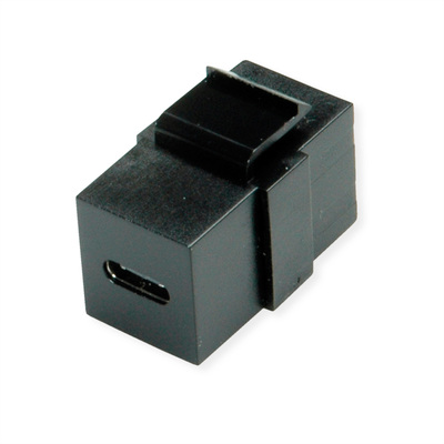 Modul USB 3.1 CF/CF, Keystone, čierny, 5Gbit/s