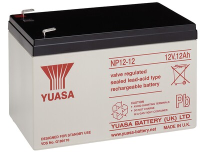 Batéria YUASA AKKU NP12-12 (12V 12Ah), Faston (6.5mm)