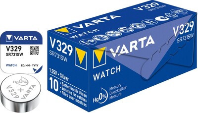 Batéria VARTA Watch do hodiniek V329 (1ks) 1.55V 36mAh (SR731)
