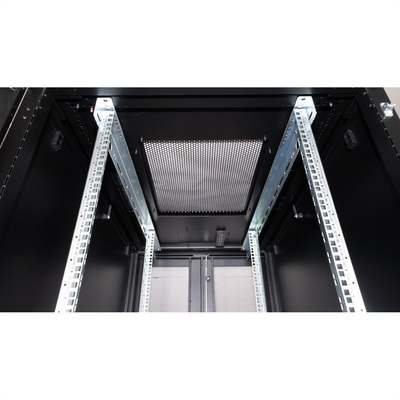 19" Rack na podlahu 42U, 1970x800x1200mm (HxWxD), PRO, čierny