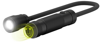 Batéria ručná LED Zoom 230, pracovné svetlo, ohybný krk, magnetická, čierna