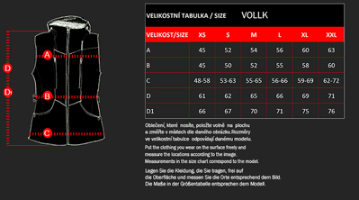 Vesta VOLLK s kapucňou, nepremokavá, cordura so záterom, čierna+oranžová XS