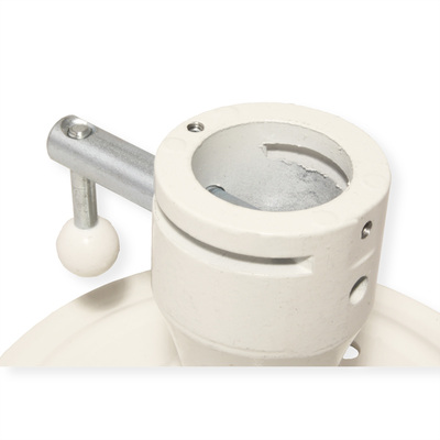 Držiak pre projektor, stropný, s kĺbom, max. 25kg, dĺžka 135mm, rozteč 80-500mm, biely §§