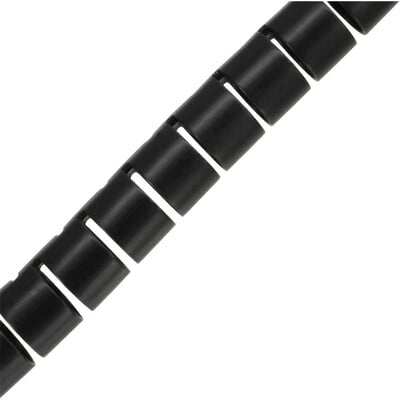 Kábel Fix organizér 25mm čierny 10m s nástrojom na vkladanie káblov