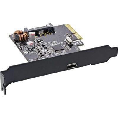 Karta PCI express x4, 1x USB 3.1 Typ C, USB 3.2 Gen 2x2 (20Gbps), SATA power, + low-profile plech