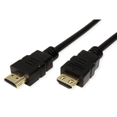 Kábel HDMI M/M 1m, Ultra High Speed+Eth, 4K@60Hz, HDMI 2.0, G, čierny, konektor s aretáciou