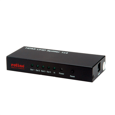 Video distribútor/splitter HDMI 1IN/4OUT UHD 4K@60Hz 18G