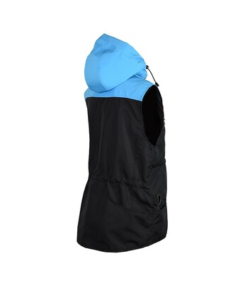 Vesta KABALA s kapucňou, nepremokavá, teflon úprava/softshell, čierna+ružová+modrá, S