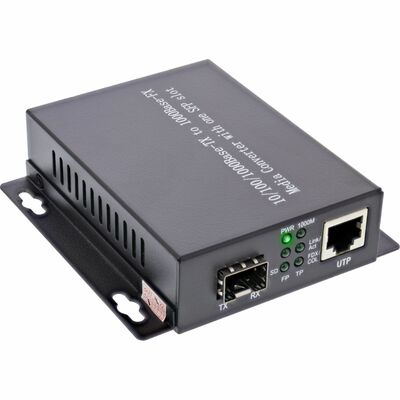 Optický konvertor RJ45 - SFP, GigabitEthernet, čierny