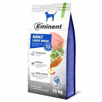 Krmivo EMINENT DOG ADULT LARGE BREED 25/13, pre dospelé psy veľkých a obrých plemien, 15kg