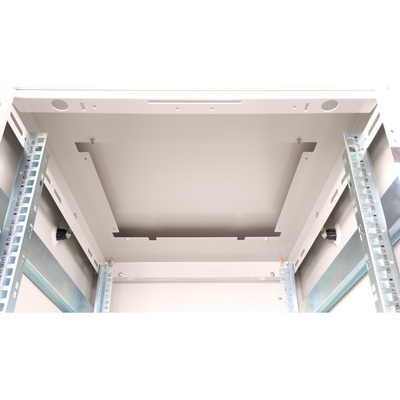 19" Rack na podlahu 22U, 1164x600x800mm (HxWxD), PRO, sklenené dvere, sivý