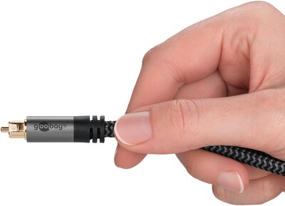 Kábel Toslink audio optický SPDIF prepojovací M/M 10m, ø6.5mm, pozl. konektor, čierny/sivý