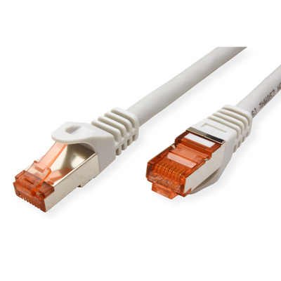 S/FTP (PiMF) Patchkábel LSOH 0.3m cat.6, sivý, Cu, Component Level