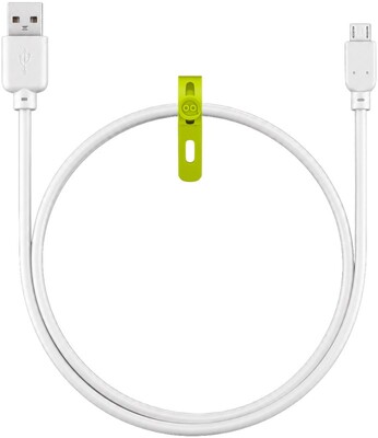 Kábel USB 2.0 A-MICRO-B M/M 0.6m, High Speed, biely