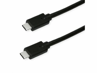 Kábel USB 3.2 Gen 2x2, Typ C CM/CM 2m, 20Gbps, PD 100w 20V5A, čierny, TPE, Eko balenie