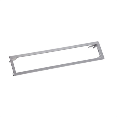 Power Frame rámik 6 pozície, 369x73x36mm, oceľ, striebornosivý