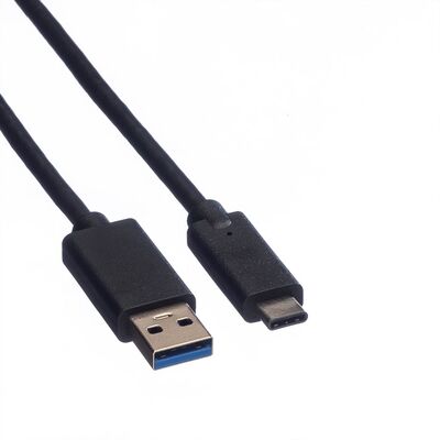 Kábel USB 3.2 Gen 1, AM/CM Typ C 1m, 5Gbps, čierny