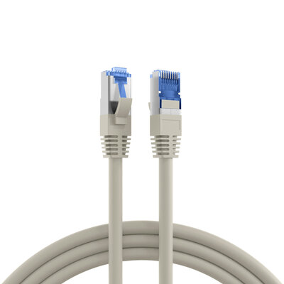 S/FTP (PiMF) Patchkábel LSOH 20m cat.7, sivý, Cu, SuperFlex