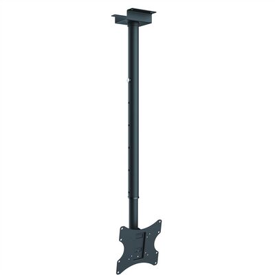 Držiak pre monitor / TV 23-42", stropný, max 50kg, dĺžka 90-150cm, VESA 75/100/200, čierny