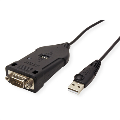 Káblový adaptér USB na RS422/RS485 (M), 9pin, 1.2m, čierny