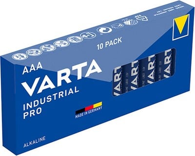 Baterka VARTA Industrial Alkalická AAA (10ks) 1.5V (LR03) 10BL