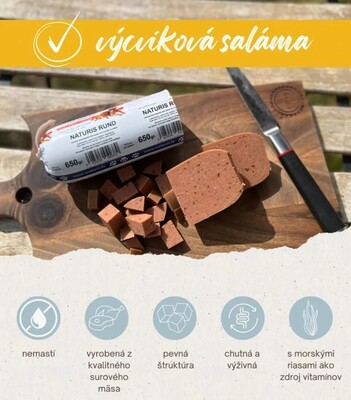 Pamlsok pre psy - saláma - jahňacie, 650g