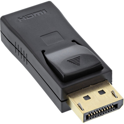 Adaptér DisplayPort/HDMI M/F priama čierne  skrátená