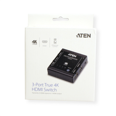 Video selektor/switch HDMI 3IN/1OUT Automatický, UHD 4K@60Hz 18G