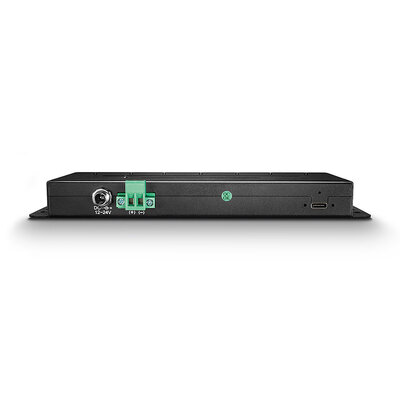 Hub USB 3.2 Gen.2 Typ C, 7 Port, 3x USB C, 4x USB A, kovový, s ext. adaptérom a úchytmi, kábel 0.6m