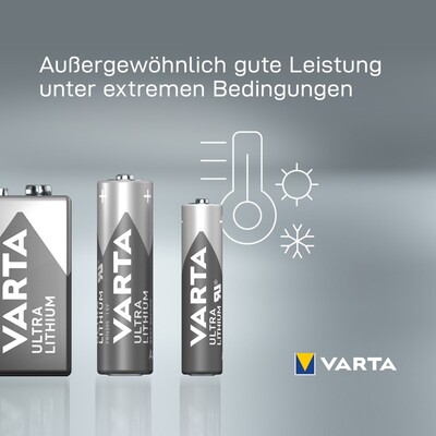 Batéria VARTA Ultra Lítiová AAA (2ks) 1.5V (FR03 6103) 2BL