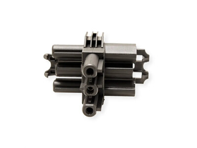 Adaptér GST18 1IN 2 OUT (Téčko), široký, čierny