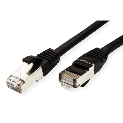 S/FTP (PiMF) Patchkábel LSOH 2m cat.6, čierny, Cu