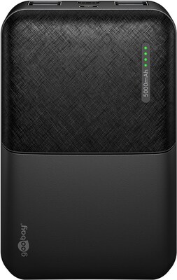 PowerBank 5000 mAh, ľahká a kompaktná, 10W, 2x USB A