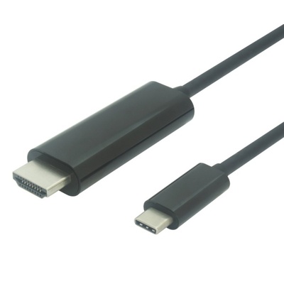 Kábel USB 3.1 Typ C na HDMI M/M 2m, gen.2, 4K2K@60Hz, čierny