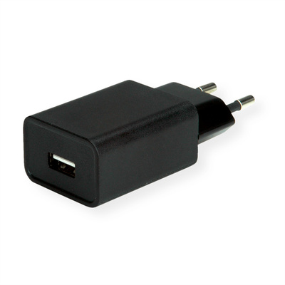 Nabíjačka USB 230V 1port, 1xUSB A, 18W, Quick Charge 3.0, čierna