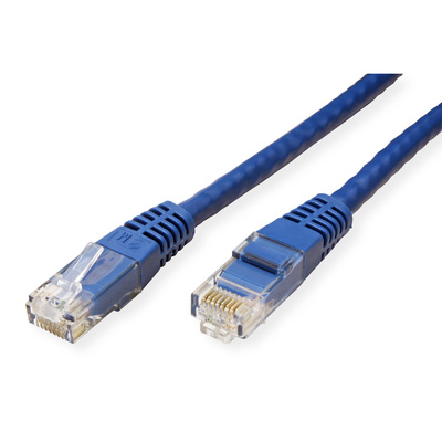 UTP Patchkábel 0.5m cat.6, modrý, CCA