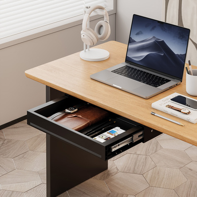 Zásuvka pod stôl, stredná veľkosť, 428 x 270 x 65 mm (WxDxH), max. 10kg, čierna