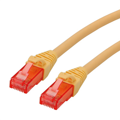 UTP Patchkábel LSOH 1m cat.6, žltý, CCA, Component Level
