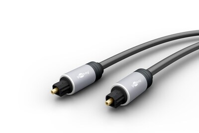 Kábel Toslink audio optický SPDIF prepojovací M/M 0.75m, + adaptér 3,5mm mini toslink, čierny