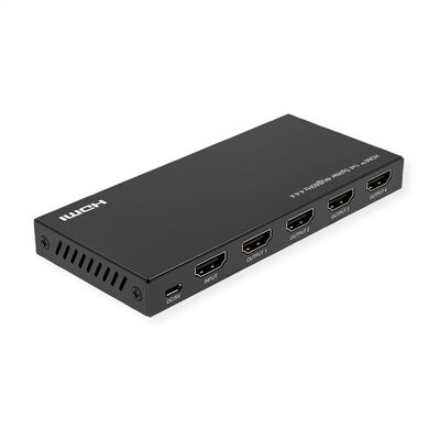 Video distribútor/splitter HDMI 1IN/4OUT, EDID Managment, UHD 4K@60Hz 18G