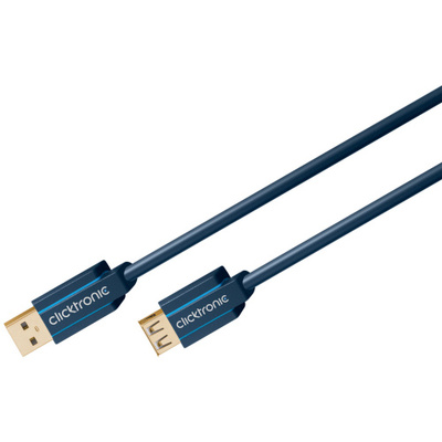 Kábel USB 3.0 A-A M/F 3m, Super Speed, C