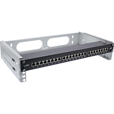 19" Mini skriňa ramova 2U, nastavitelná hĺbka: 240 - 400mm, svetlosivá, RAL7035